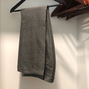 Houndstooth plaid slacks/ dress pants